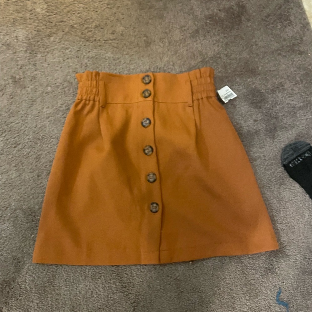 Womens skirt, rust color. Medium